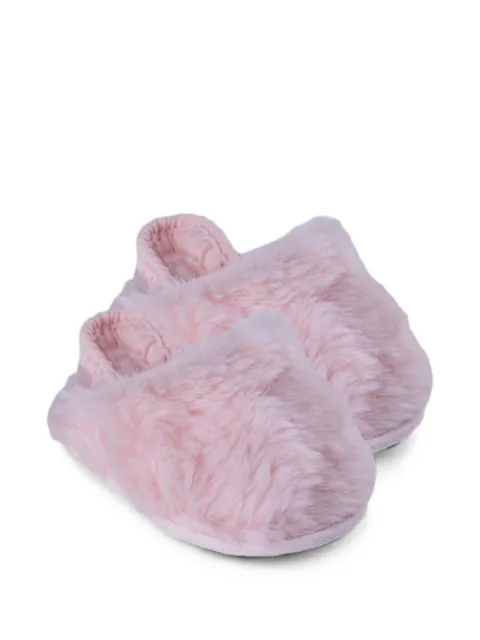 MARLU' couture faux-fur elasticated slippers