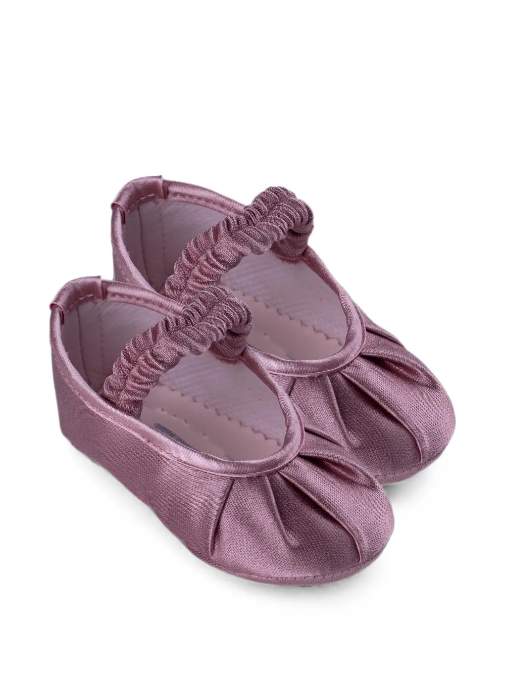 MARLU' couture Ballerine plissettate in raso - Rosa