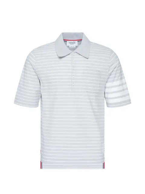 Thom Browne striped polo shirt