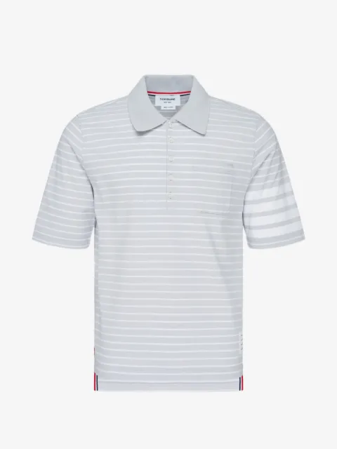 Thom Browne striped polo shirt