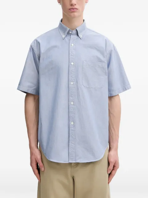 BEAMS camisa oxford de manga corta