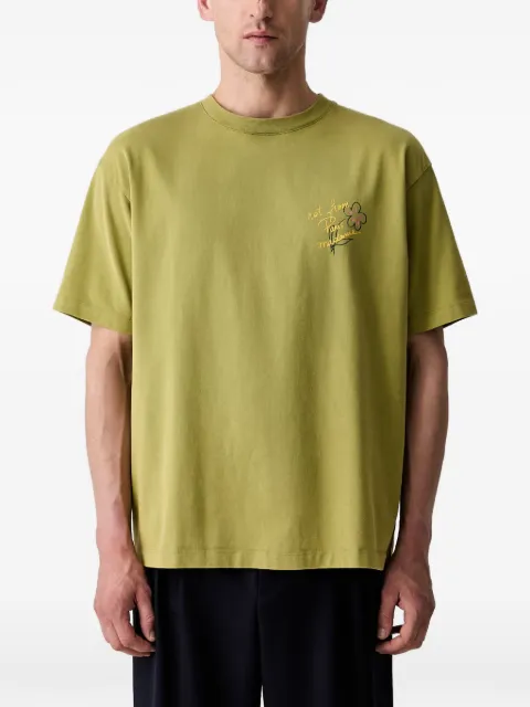 Drôle De Monsieur Esquisse slogan-print T-shirt