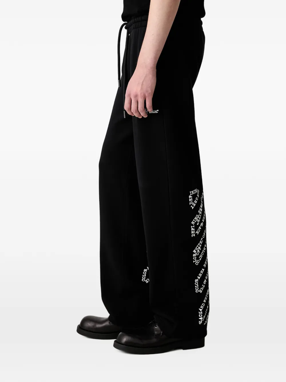 Off-White Trainingsbroek met logoprint Zwart