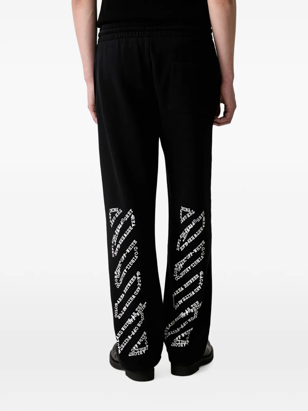 Off-White Trainingsbroek met logoprint Zwart