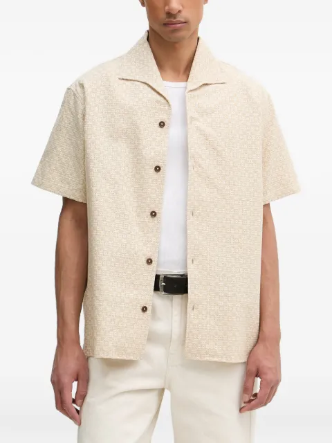 Drôle De Monsieur camisa con motivo geométrico