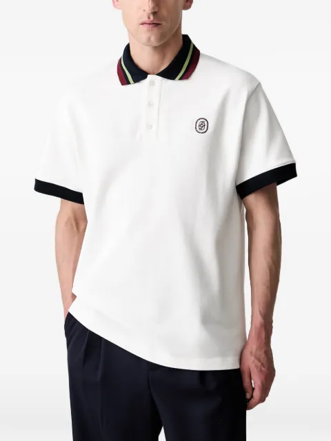 Drôle De Monsieur D Mirror tipped polo shirt
