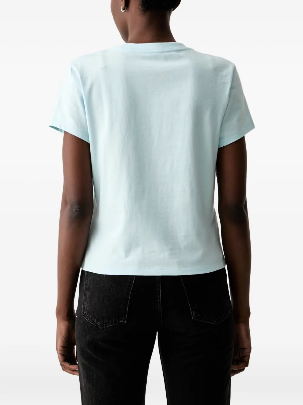 Kenzo T-shirt met geborduurd logo Blauw