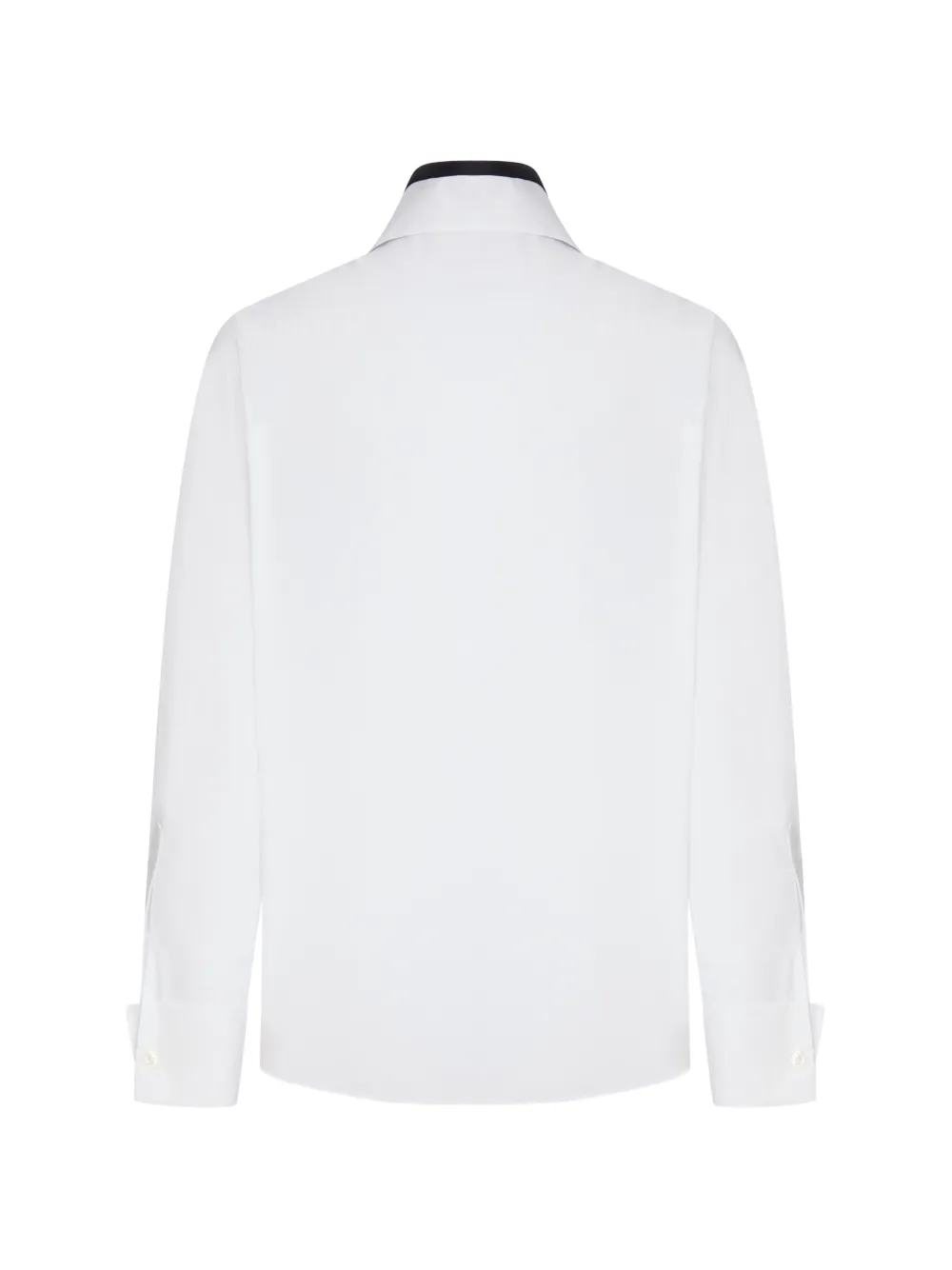 sacai Popeline overhemd met strik Wit