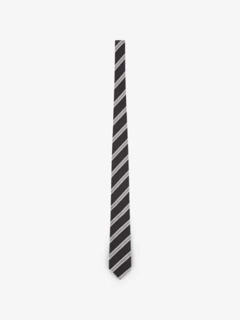 Lardini striped silk tie