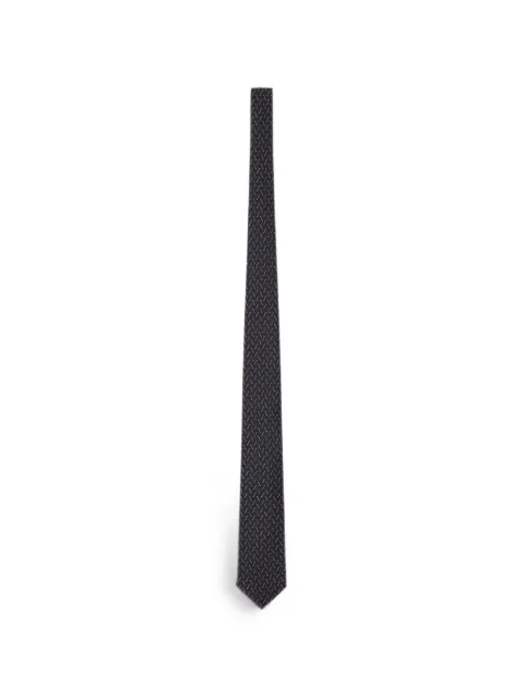 Lardini patterned silk tie