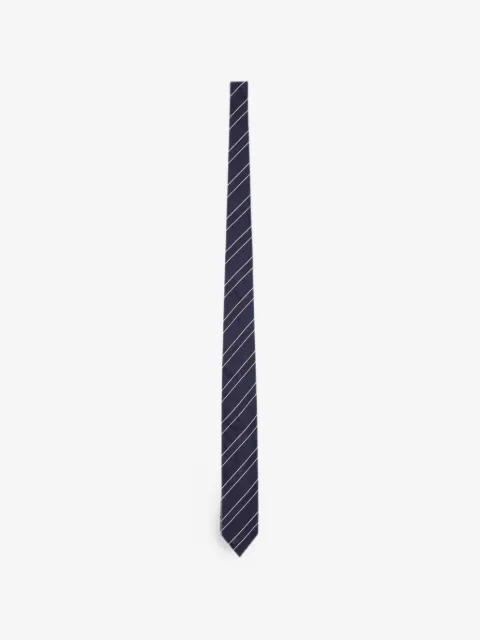 Lardini Seidenkrawatte mit diagonalen Streifen