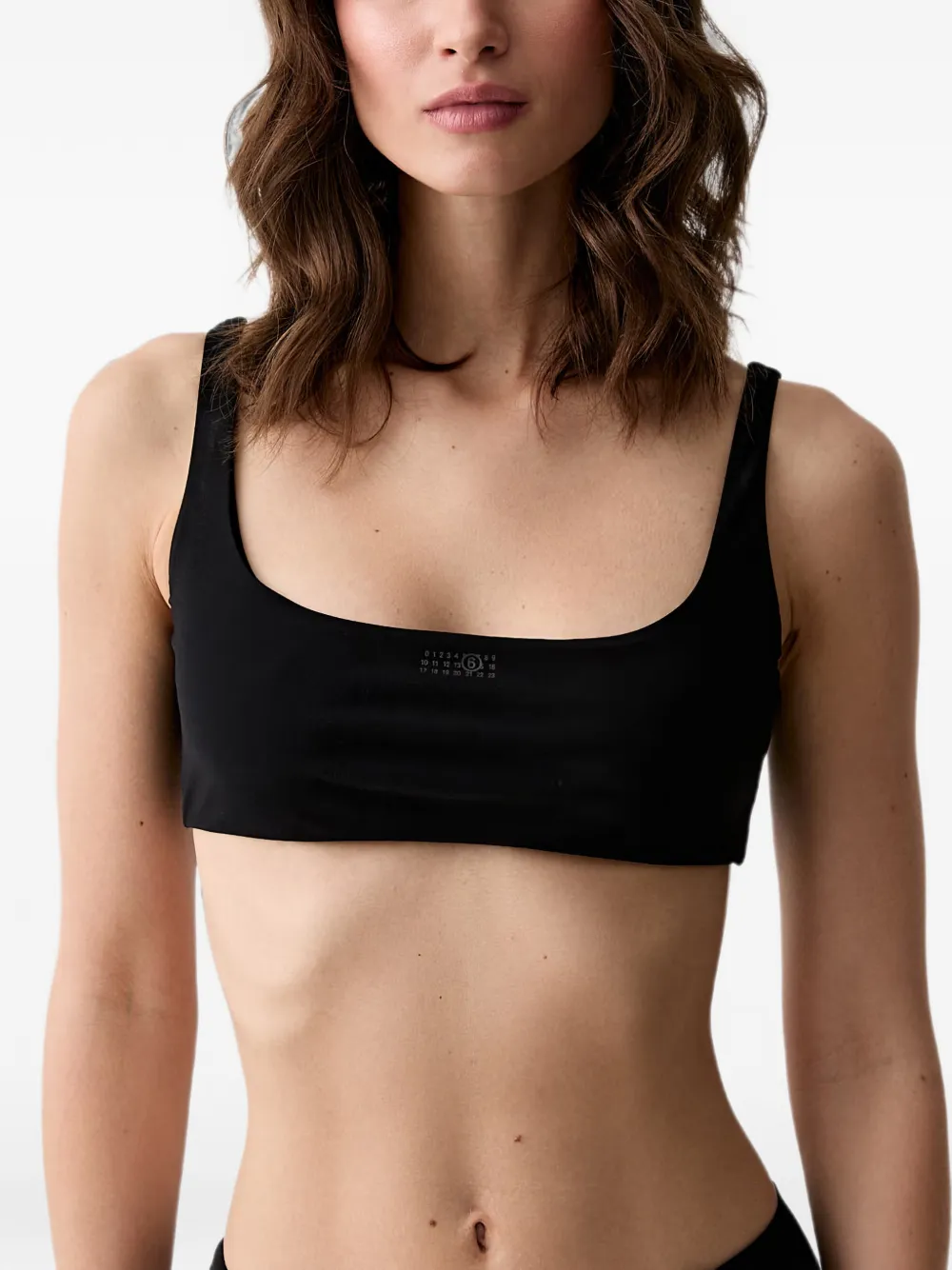 MM6 Maison Margiela Bikini met coupenaad-detail Zwart