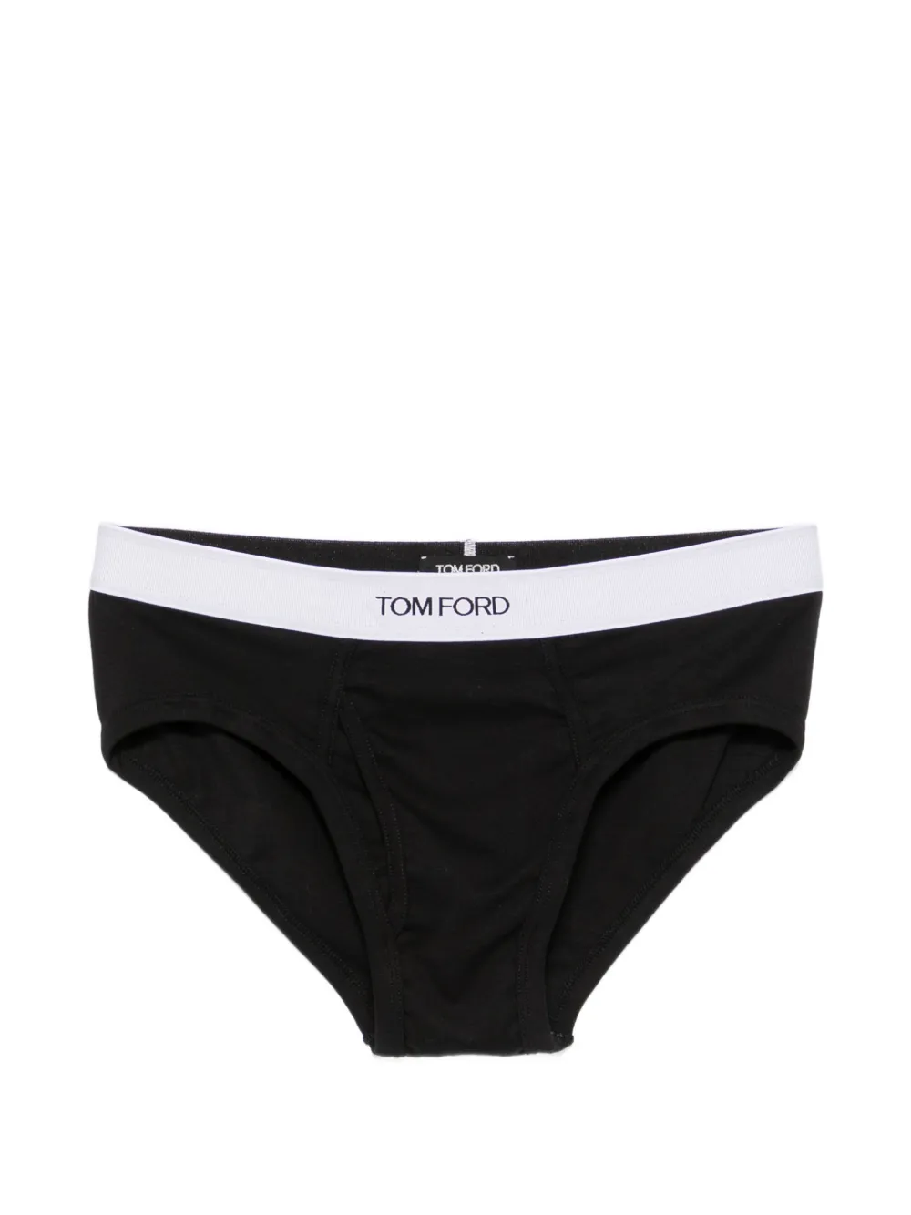 TOM FORD Drie katoenen boxershorts met logoband Zwart