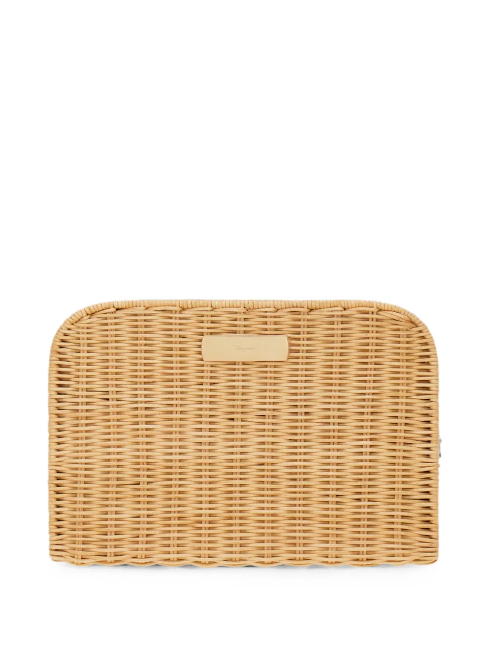 Ferragamo Kleine Diana clutch Beige