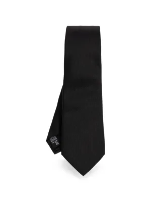 Dolce & Gabbana Silk Tie | Black | FARFETCH HK