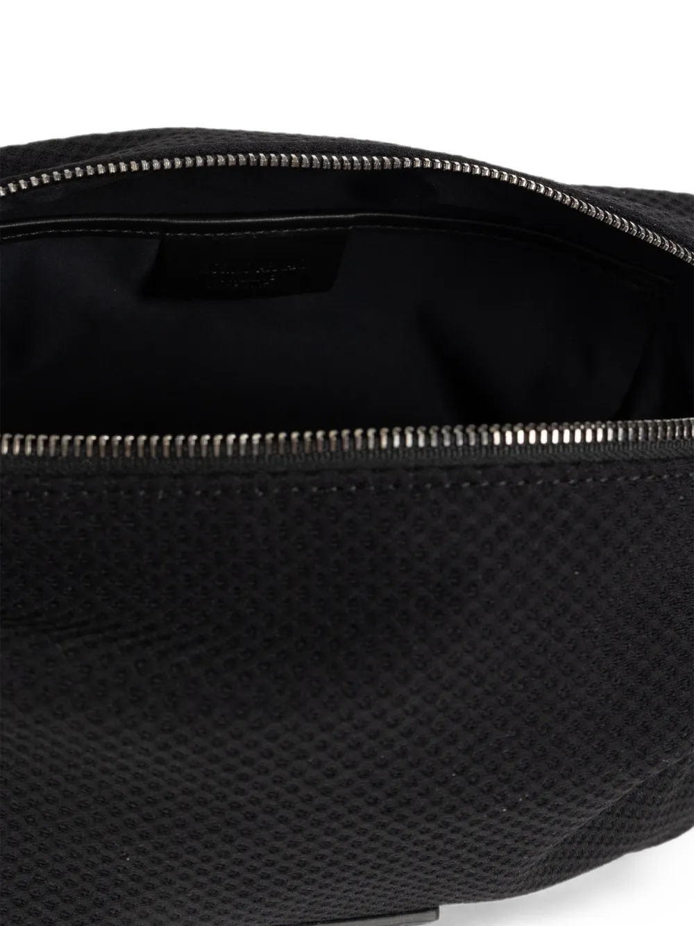 Giorgio Armani Cosmetische tas met logo-patch Zwart