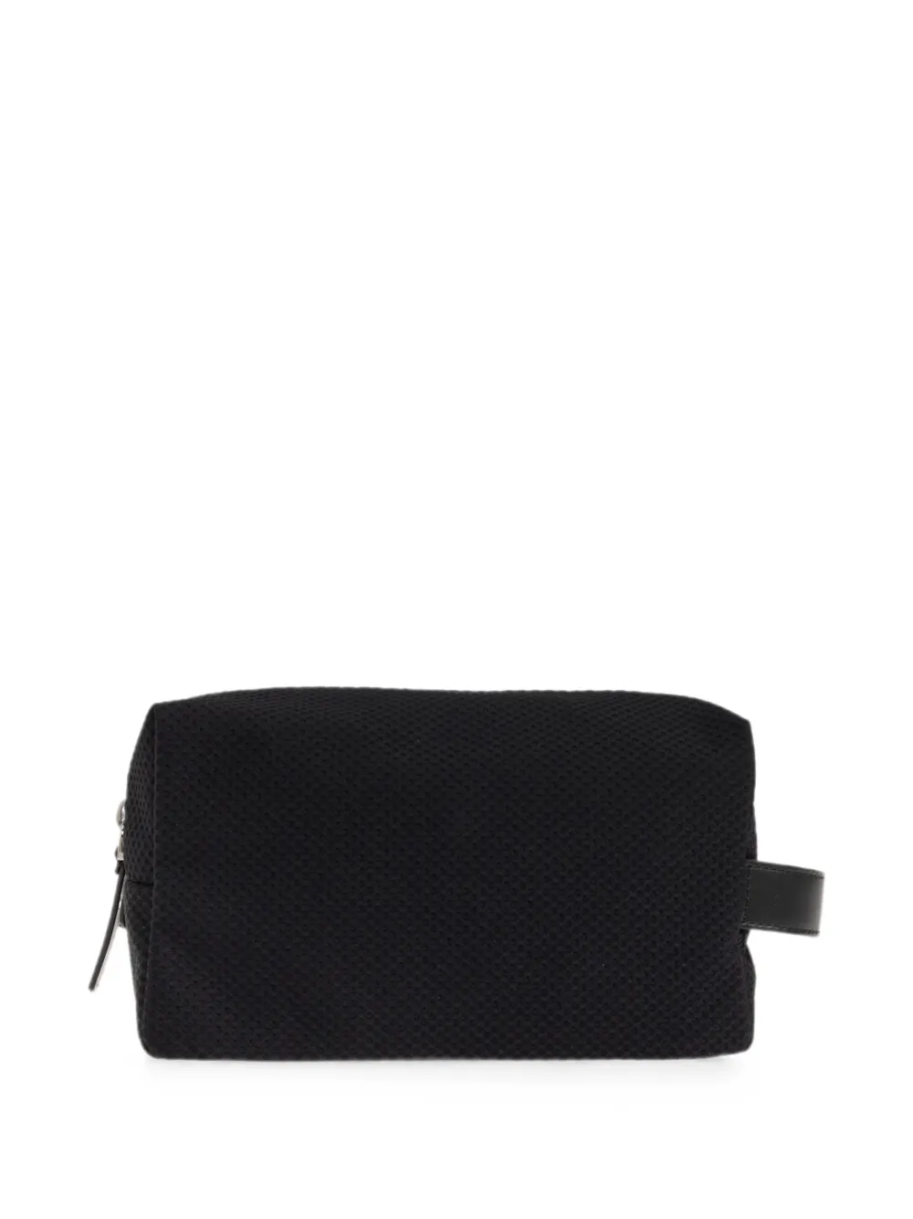 Giorgio Armani Cosmetische tas met logo-patch Zwart