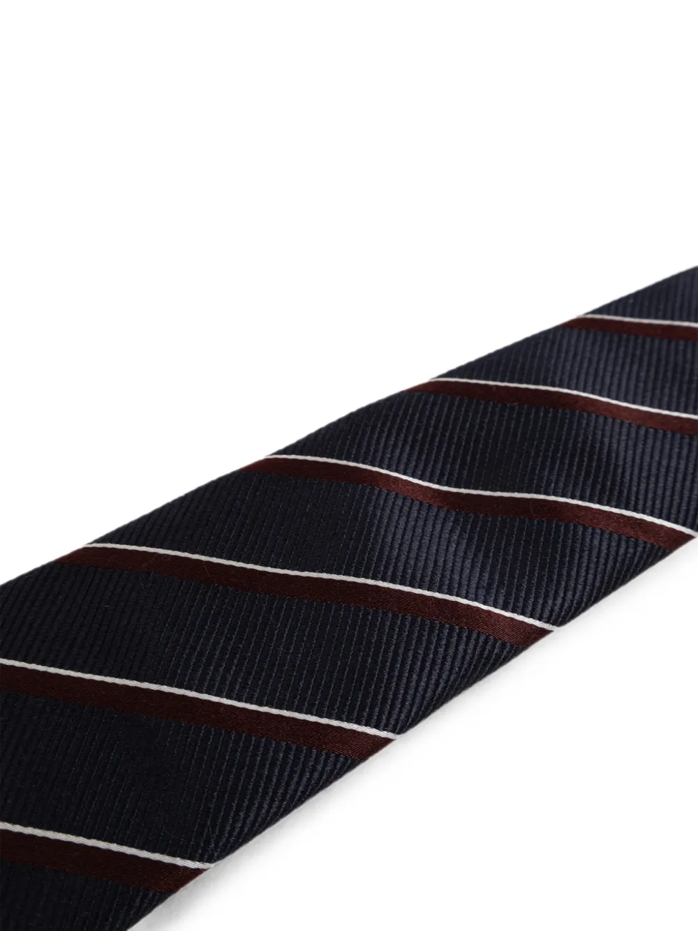 Giorgio Armani Gestreepte stropdas Blauw
