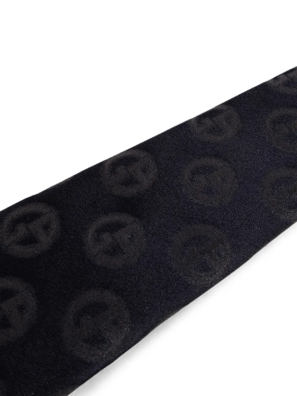 Giorgio Armani Stropdas met logo-jacquard Blauw