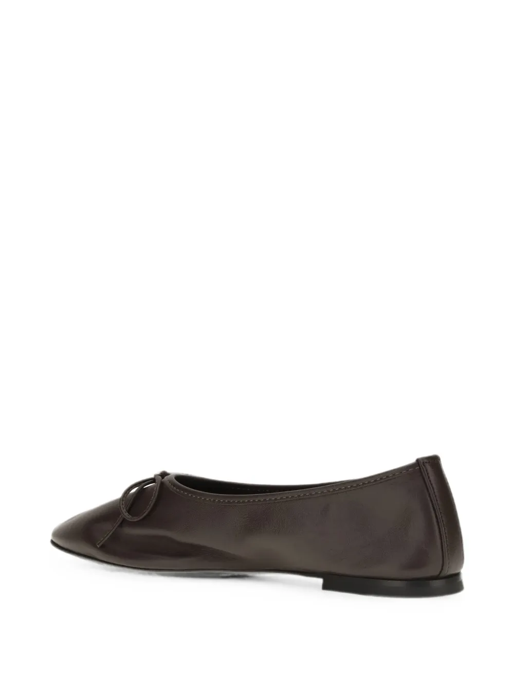Dear Frances Gala bow-detail leather ballet flats Bruin