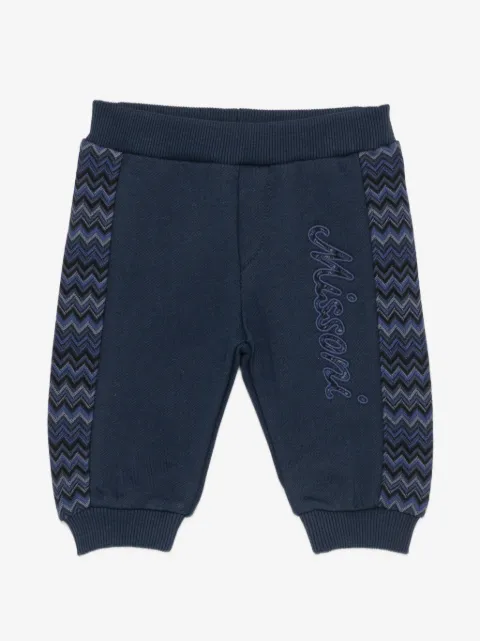 Missoni Kids logo-embroidered track pants