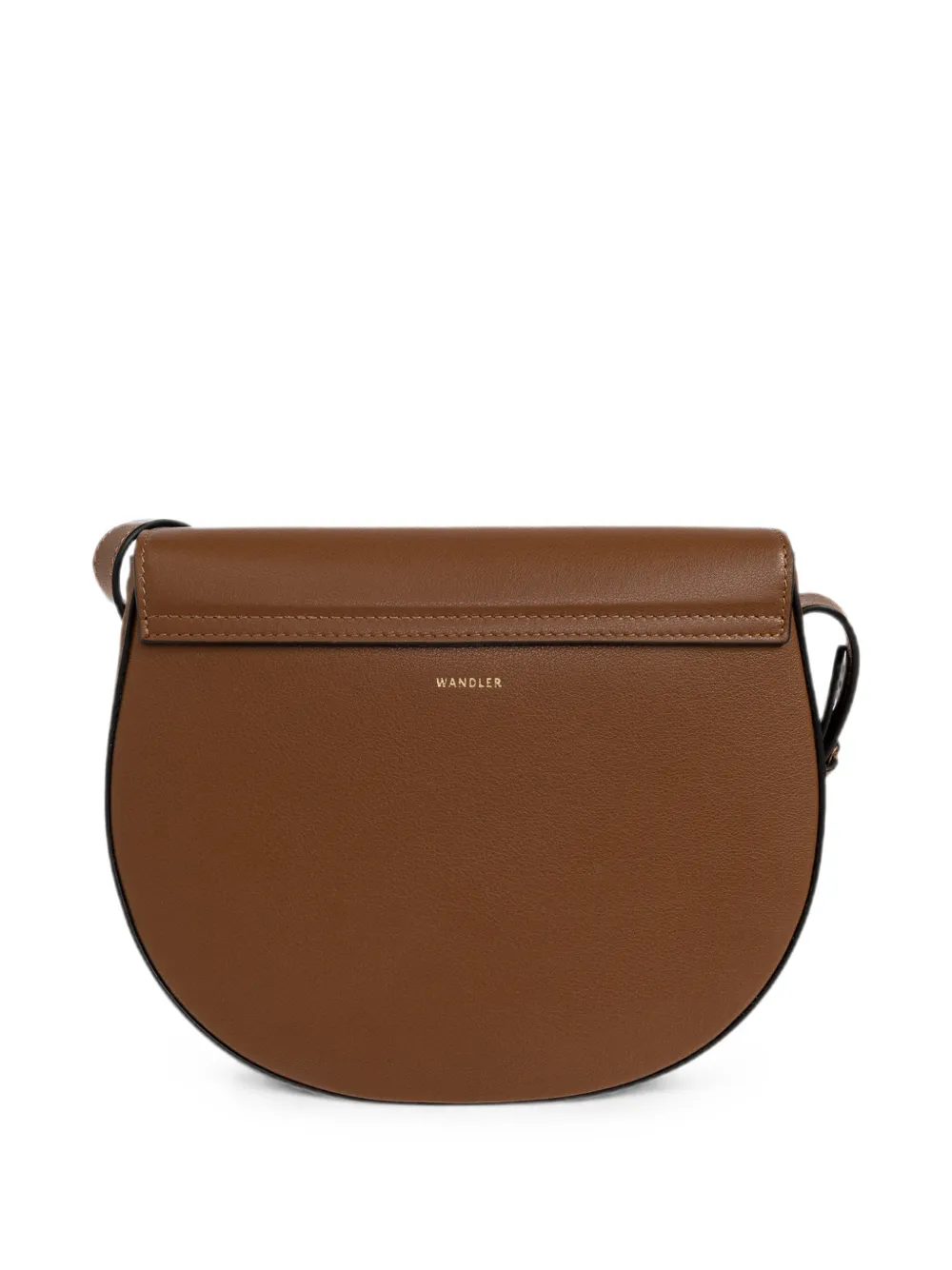 Wandler Veneto leren crossbodytas Bruin