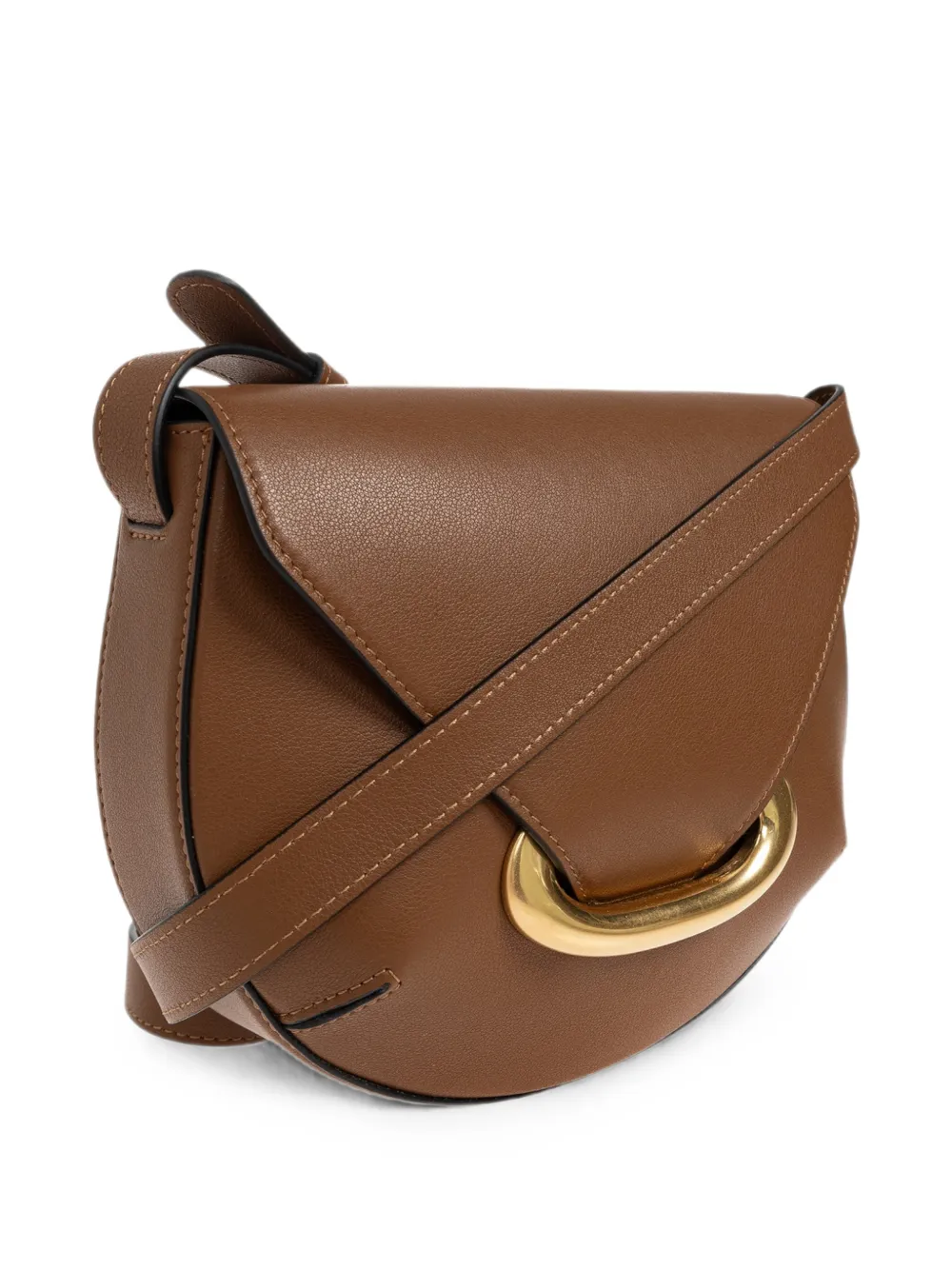 Wandler Veneto leren crossbodytas Bruin
