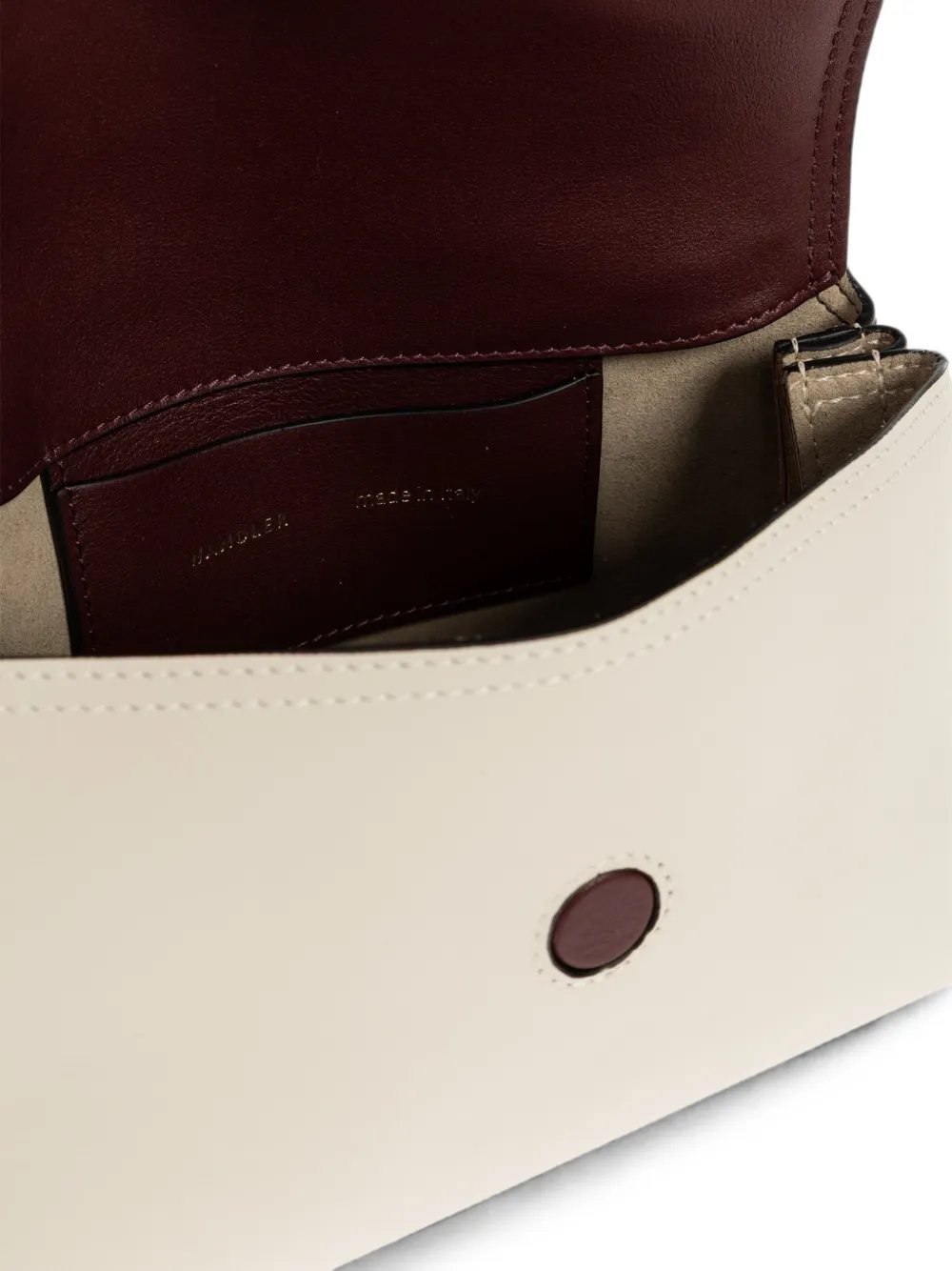 Wandler Ida Trio leren schoudertas Rood