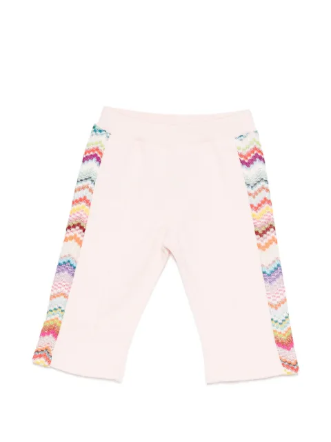 Missoni Kids logo-embroidered trousers