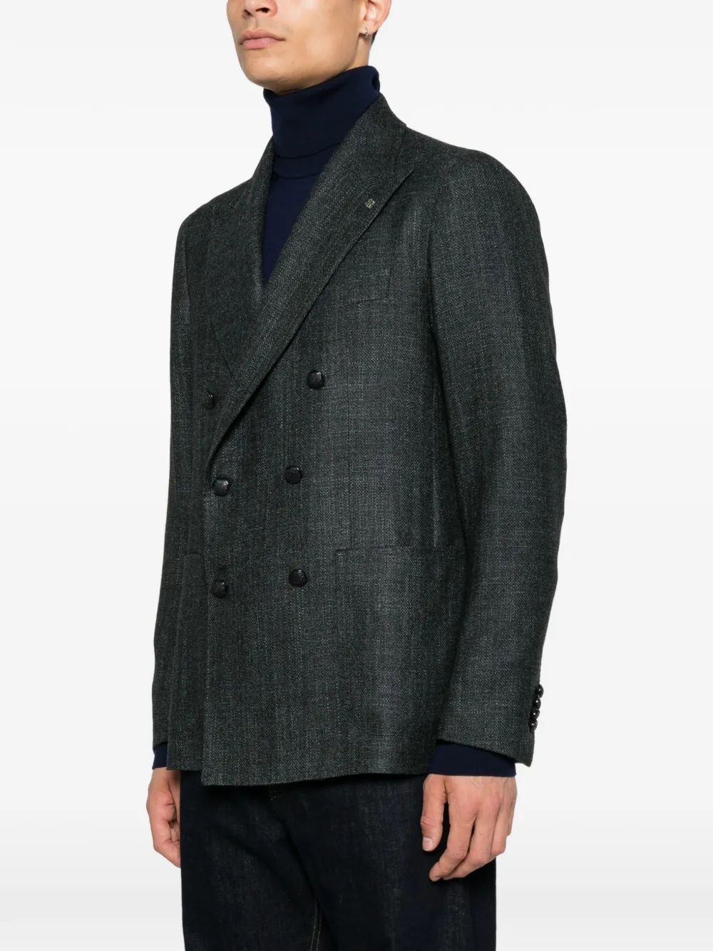 Tagliatore Blazer met dubbele rij knopen Grijs