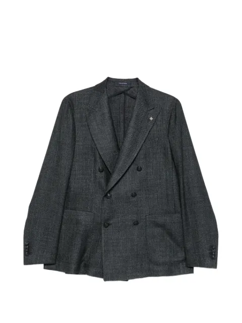 Tagliatore double-breasted peak-lapel blazer