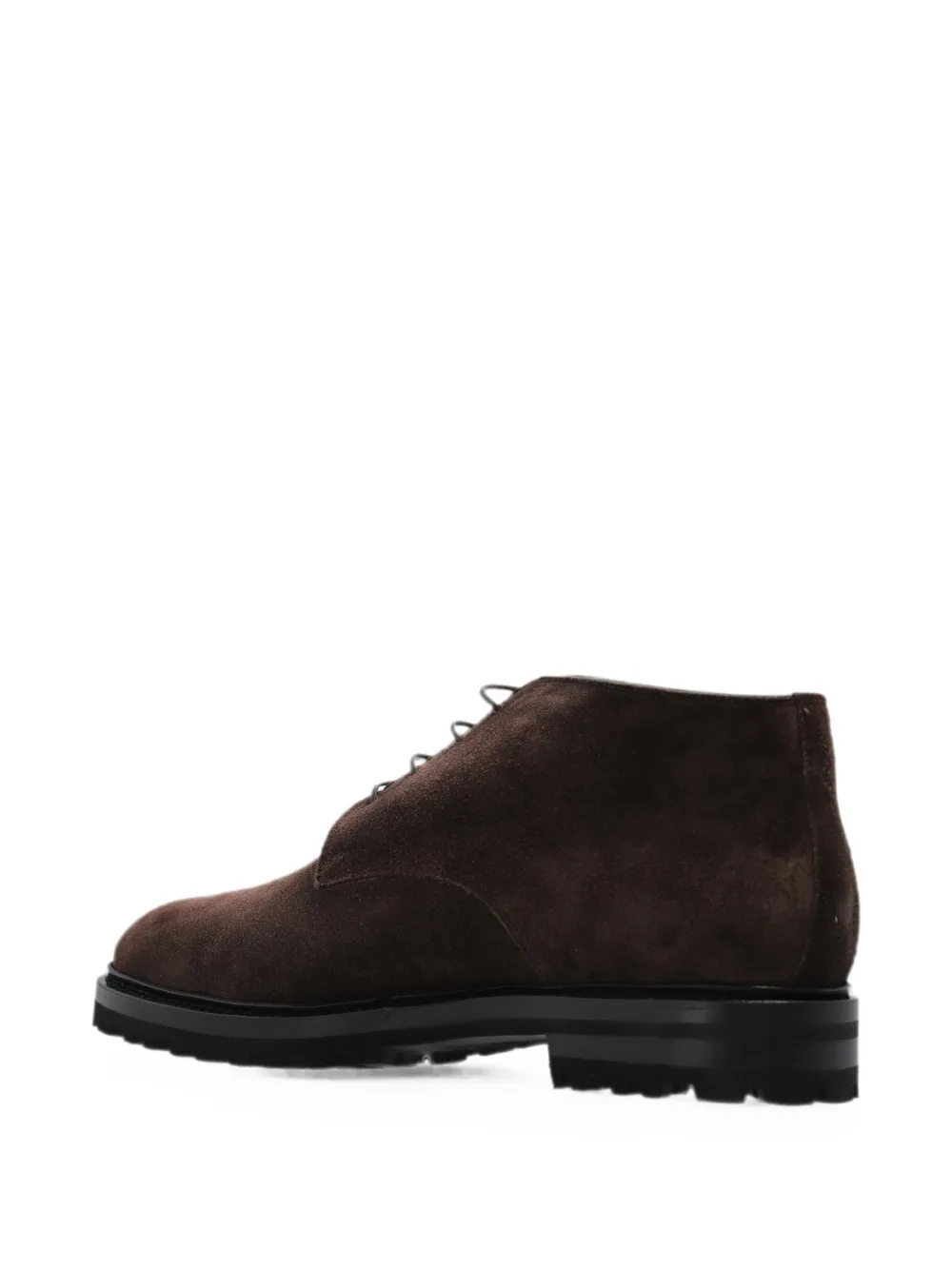 Kiton lace-up suede boots Bruin