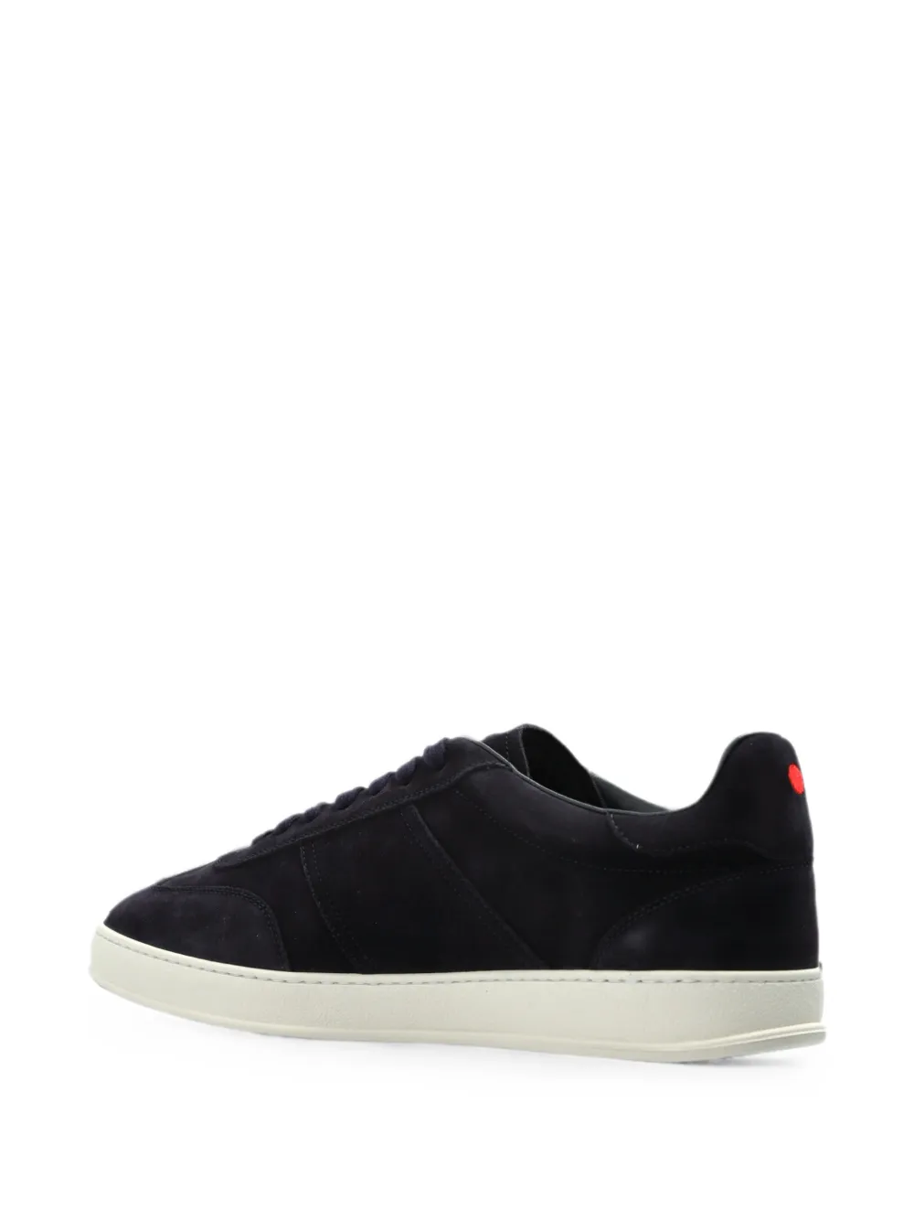 Kiton lace-up leather sneakers Blauw