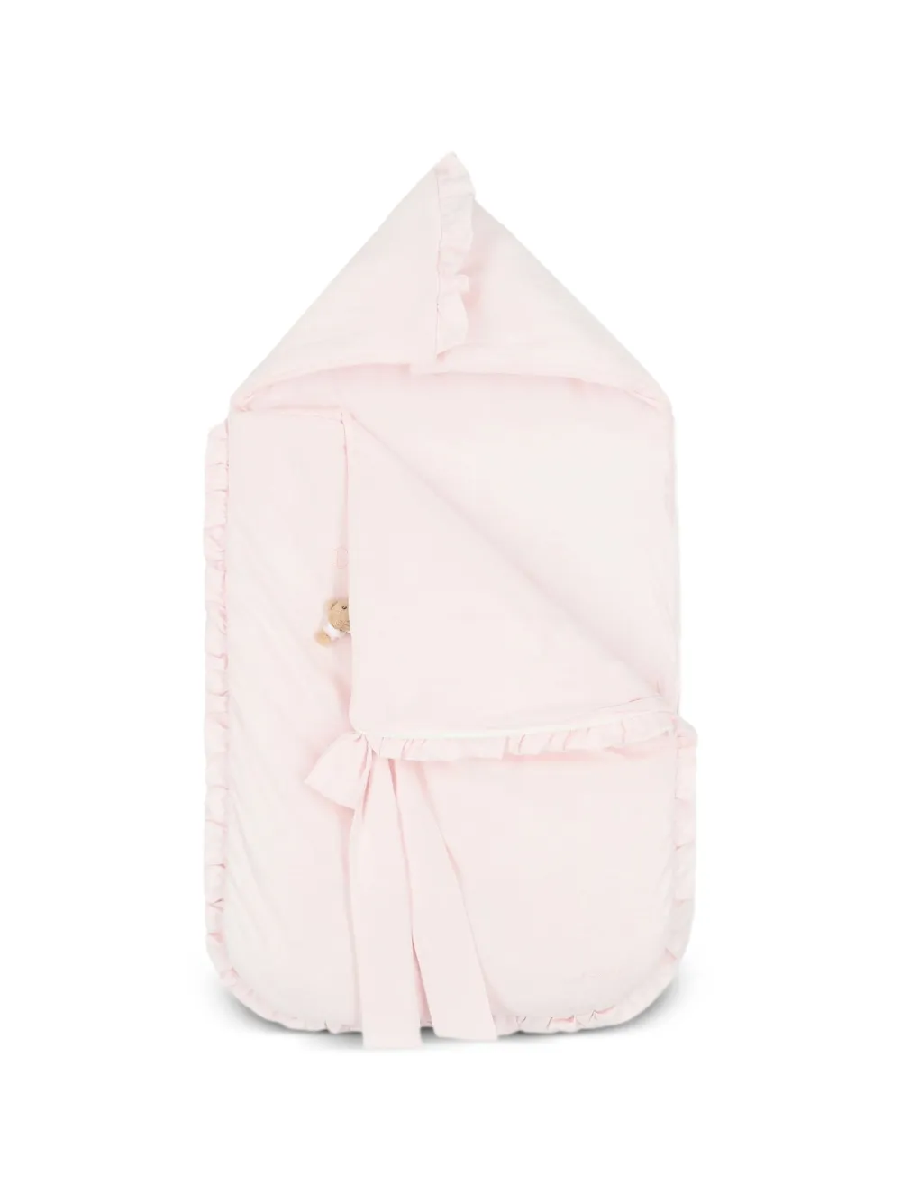 NANAN Teddy Bear katoenen slaapzak met beer-patroon en ruches Roze