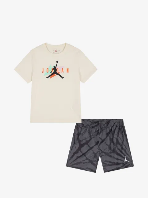 Nike Kids Jordan graphic-print shorts set