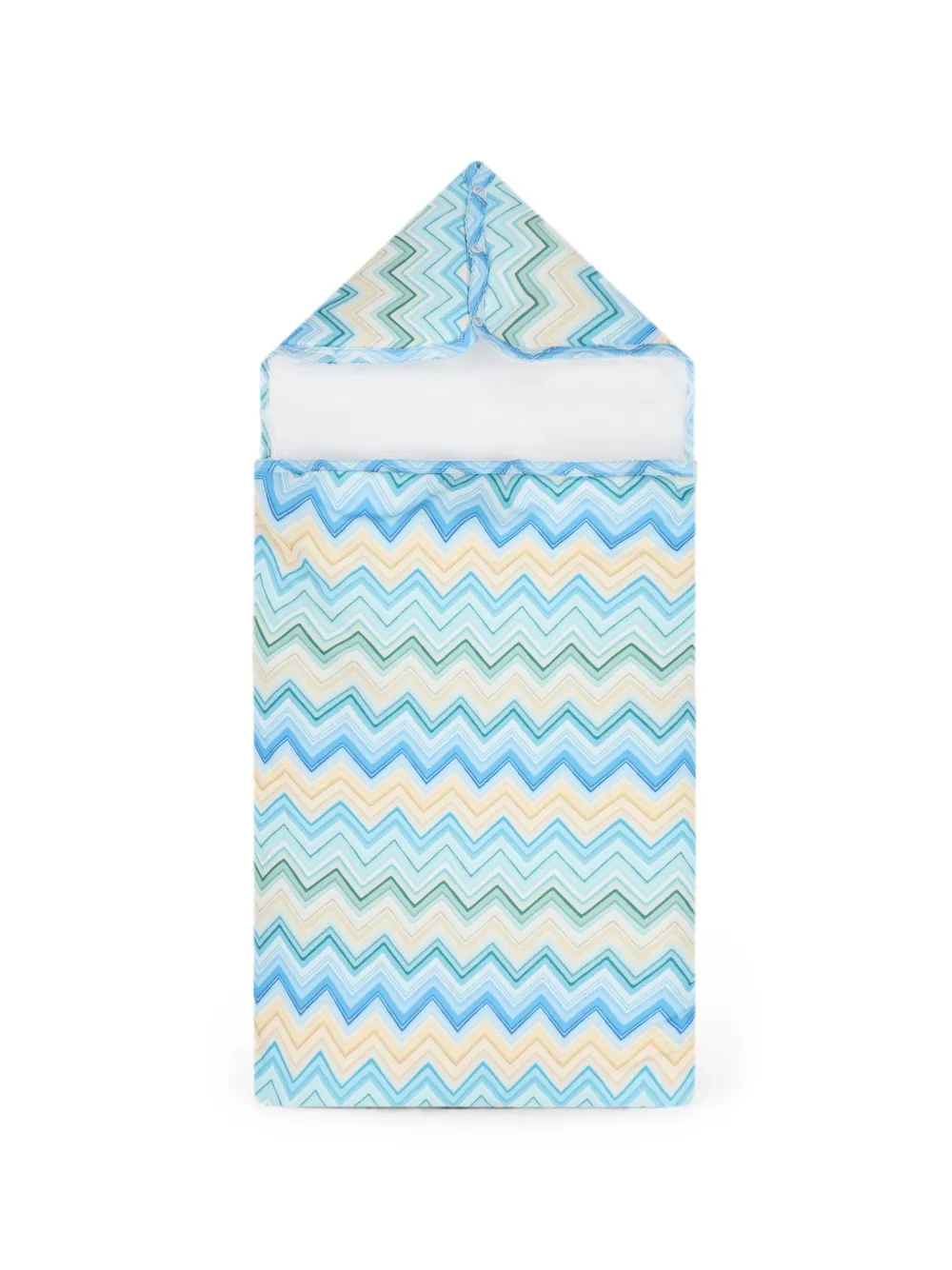 My Little Pie zigzag-print sleep bag - Blu