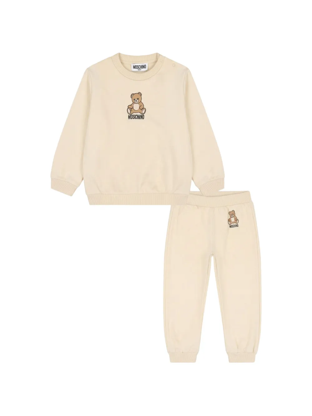 Moschino Kids Teddy Bear tracksuit - Toni neutri
