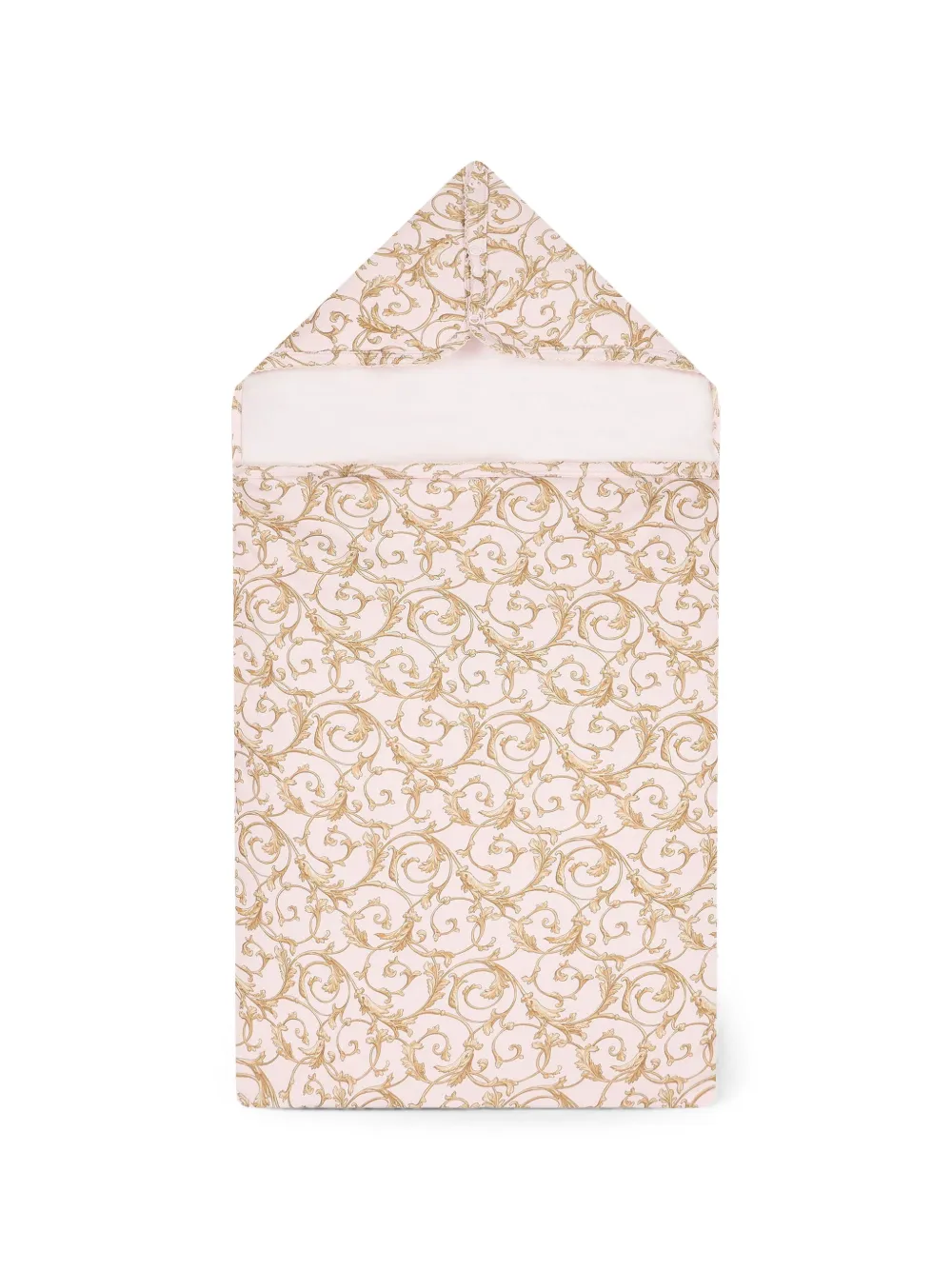 My Little Pie baroque-print cotton baby nest - Rosa