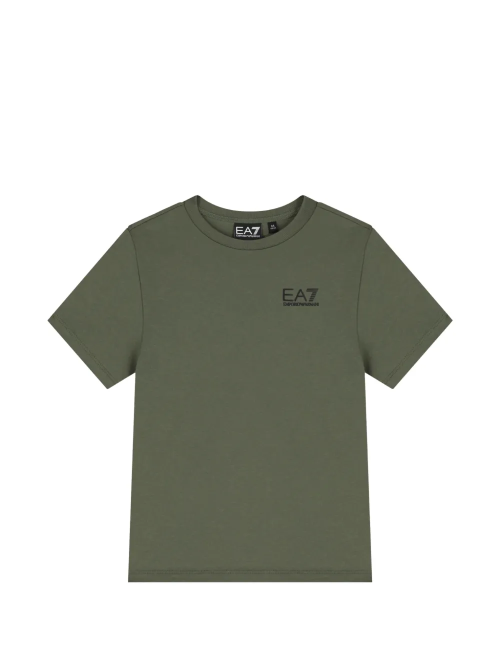 Ea7 Emporio Armani logo-print cotton T-shirt - Verde