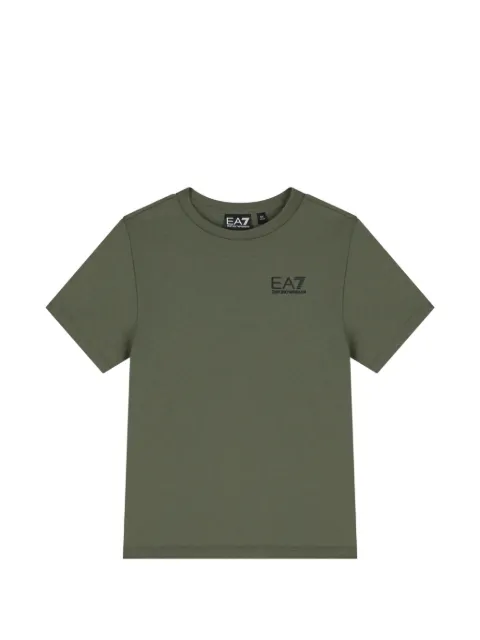 Ea7 Emporio Armani logo-print cotton T-shirt