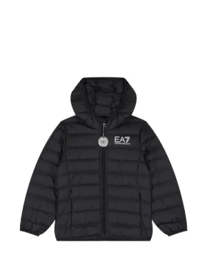 The North Face Kids キルティング フーデッドジャケット | ブラック