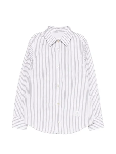 Eleventy Kids stripe-pattern long-sleeve shirt