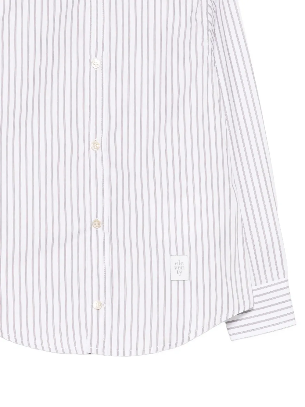 Eleventy Kids Gestreept shirt Wit