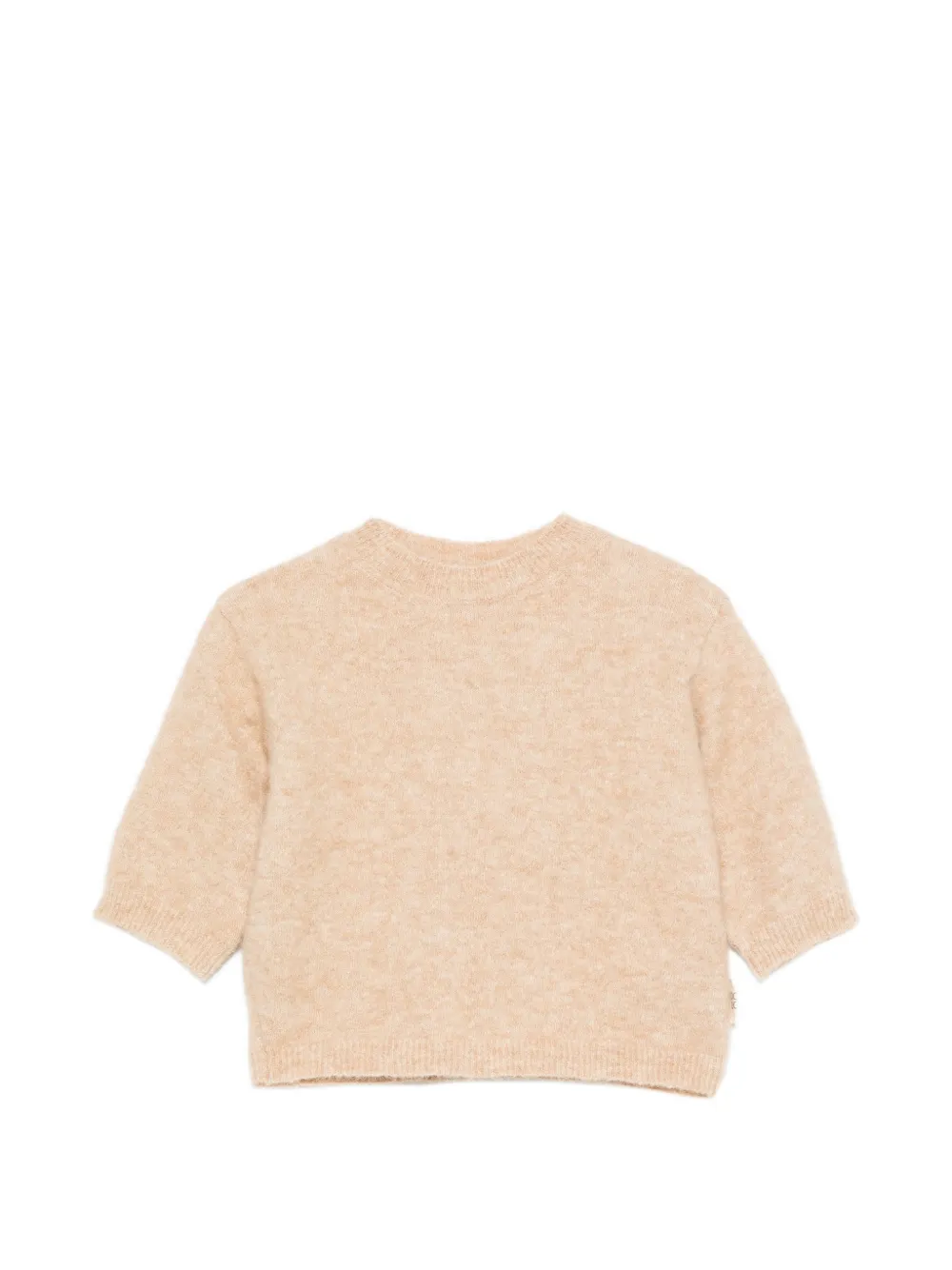Douuod Kids crew-neck knitted sweater - Nude