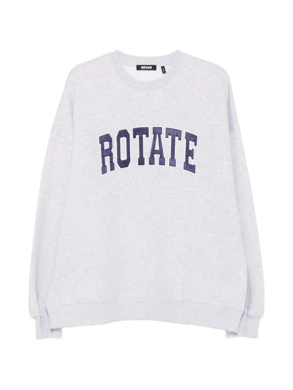 ROTATE BIRGER CHRISTENSEN logo-PATCH sweatshirt - Grau