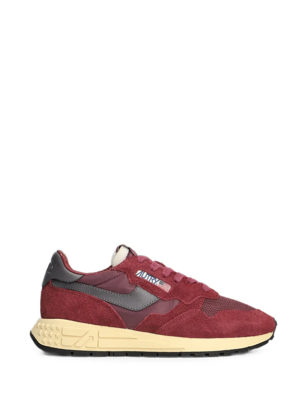 Autry Reelwind Low suede sneakers Rood