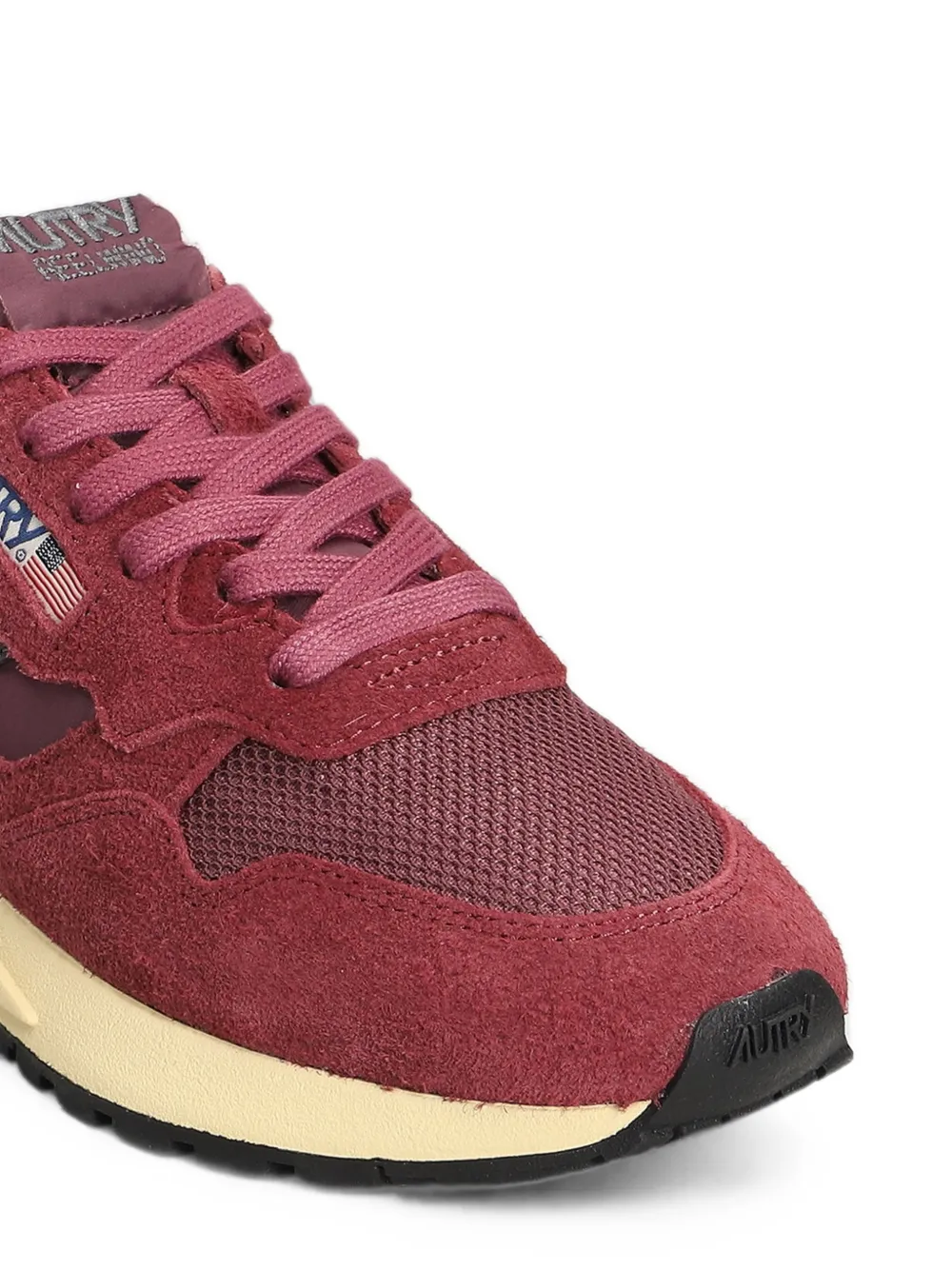 Autry Reelwind Low suede sneakers Rood