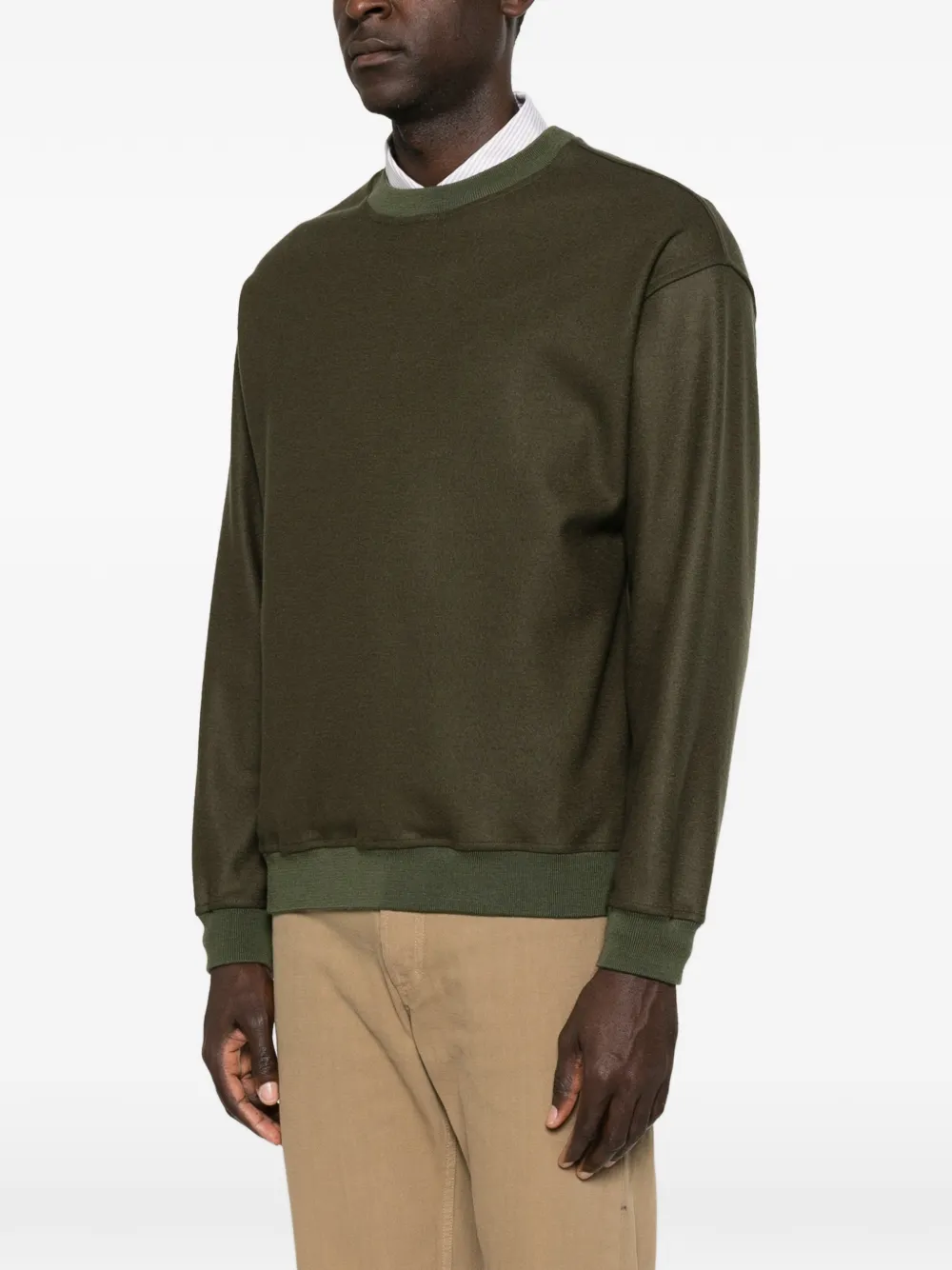 Jil Sander Sweater met ronde hals Groen