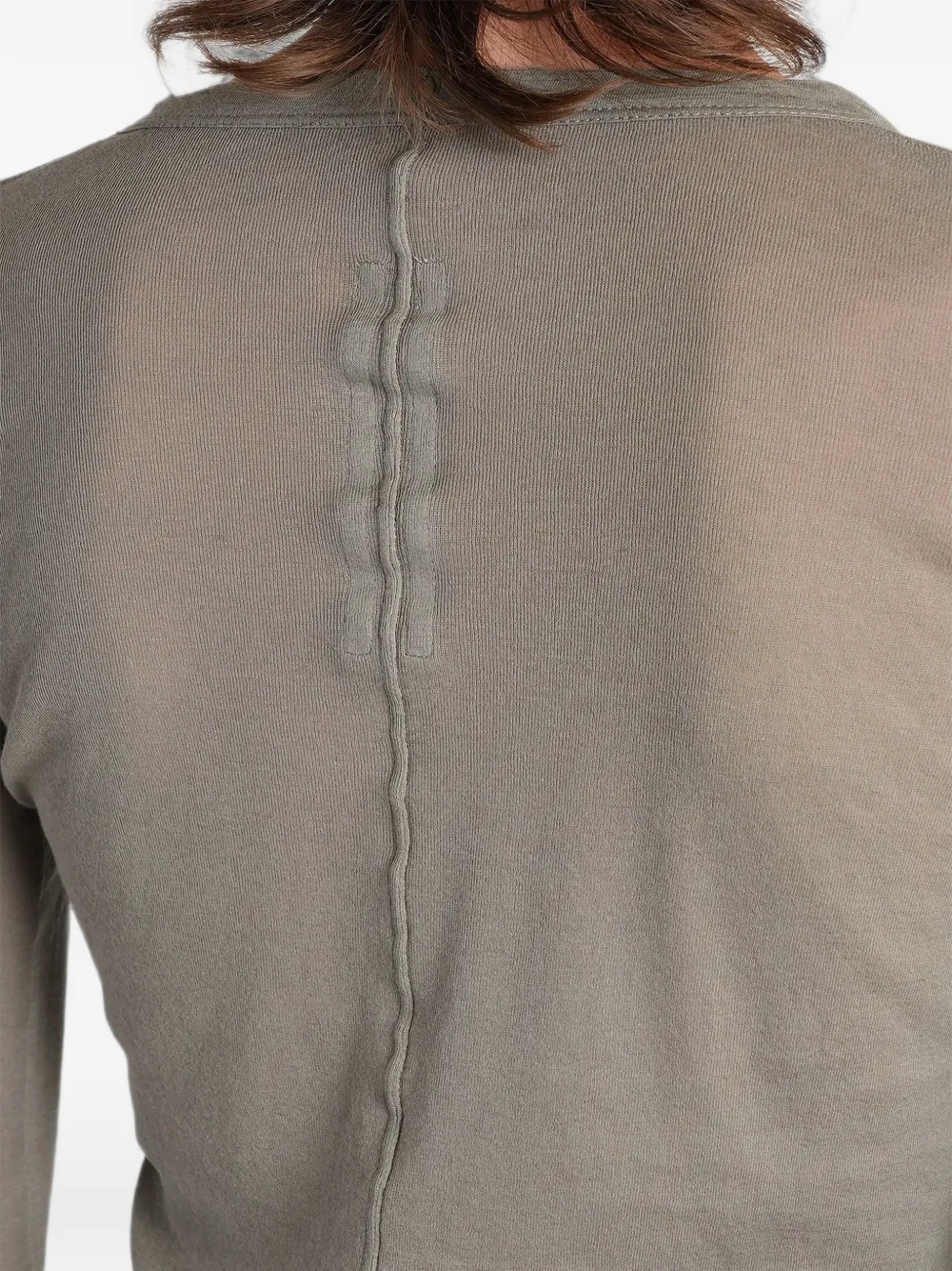 Rick Owens Trui met lange mouwen en naad Beige