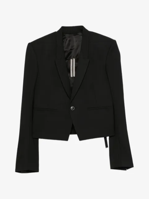 Rick Owens buckle-strap cropped blazer